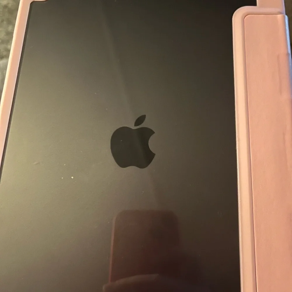 Apple Tablet with Black Frame